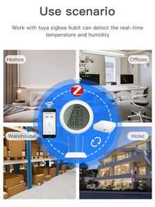 ZB-193 Tuya Smart ZigBee Termómetro Inteligente para el Hogar, Sensor de Temperatura y Humedad Interior con Pantalla LCD, Control por Voz y Aplicación - Product Image 4