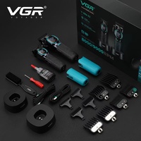 Tondeuse à cheveux haut de gamme VGR V-886 S2, ensemble deux pièces, corps métallique, 9000 tr/min, lame en alliage, tondeuse de précision pour coiffure et détails