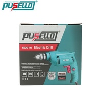 Perceuses électriques Pusello 450W, perceuse à main avec mandrin de 10 mm, perceuses électriques filaires pour métal, bois, bricolage