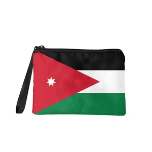 กระเป๋าซิปพิมพ์ลายธงชาติจอร์แดน กระเป๋าใส่เหรียญแบบพกพา คุณภาพสูง ของขวัญสำหรับผู้หญิงผู้ชาย ราคาถูก ขายส่งจากโรงงาน - Product Image 1