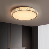 Plafonnier LED en cristal simple et moderne avancé Éclairage intérieur de luxe pour meubles de salon et de chambre à coucher