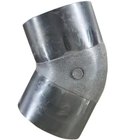 Prix usine coude à 45 degrés/raccord de tuyau d'essence Hdpe/accessoires raccords de Fusion bout à bout pour station de carburant