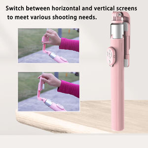 Bâton de <span class=keywords><strong>selfie</strong></span> avec trépied télescopique intégré portable pour photographie en direct sans fil mobile <span class=keywords><strong>3</strong></span> en <span class=keywords><strong>1</strong></span> - Product Image 4