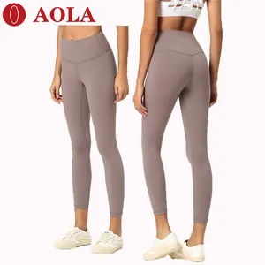 Calças leggings de compressão fitness para mulheres, camo de cintura alta