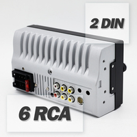 F133 Radio Estéreo para Coche 1 Din 2 Din con Pantalla Táctil de 7 Pulgadas, Carplay, Reproductor MP5, Android Auto, Cámara AHD y BT