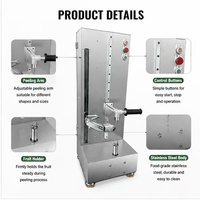 Automatische fruitenschilmachine, commerciële multifunctionele schiller voor watermeloen, pompoen, wintermeloen, Hami-meloen, papaya