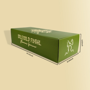 Custom Logo Luxury Corrugated Gift Paper Mailer <strong>Box</strong> for <strong>Flower</strong> Packaging - Product Image 3