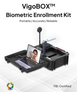 Ống nhòm Iris Scanner vân tay chụp thiết bị sinh trắc học cử Tri đăng ký Kit cho đăng ký dân sự và quan trọng Thống Kê - Product Image 2