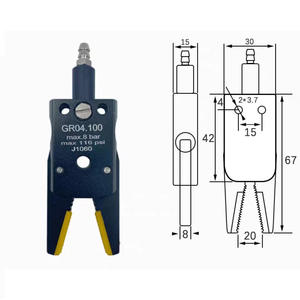 Brazo Robótico con Pinza de Sensor Recubierta de Goma, Pinza de Producto Eficiente que Minimiza el Daño - Product Image 3