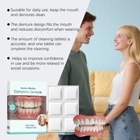 Dentiers en silicone moulables pour hommes et femmes, facettes dentaires pour femmes, ensemble supérieur et inférieur assorti, pratique et rapide