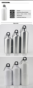 Tasse de sublimation en aluminium vierge 600 <span class=keywords><strong>ml</strong></span>, 1 pièce, bouteille, tasses pour sublimation - Product Image 5