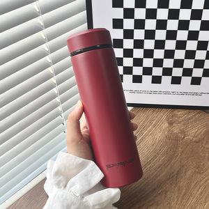 Stainless Steel Vacuum Insulated Water Cup Straight Cup 304 Steel Business Gift For Men - Product Image 3