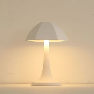 Lampe décorative en forme de champignon, best-seller, style nordique simple, lampe de table rechargeable, lampe de chevet, lampe de table LED, petite lampe de table en forme de parapluie - Product Image 2