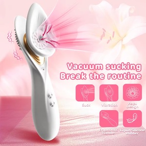 Jouets sexuels puissants <span class=keywords><strong>pour</strong></span> femmes adultes, 2 en 1, stimulation orale du clitoris, du mamelon et du vagin, plaisir orgasmique - Product Image 2