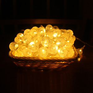 <span class=keywords><strong>Guirlande</strong></span> <span class=keywords><strong>solaire</strong></span> <span class=keywords><strong>multicolore</strong></span> à boules de cristal pour extérieur, à suspendre sur arbre, pelouse, porche, camping, hôtel, cabane, chalet, Nouvel An - Product Image 3