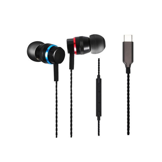 Customized Wired In-ear Anti-air Noise Durable Hi-RES Driver HDSS USB C Type-C Earphone IEM