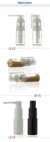 Bouteilles pulvérisatrices en plastique de 1 oz pour le remplissage de la poudre de lustre