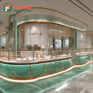 Vitrina de Joyería Minimalista para Centro Comercial, Mostrador de Joyería con Superficie Pulida para Centro Comercial - Product Image 1