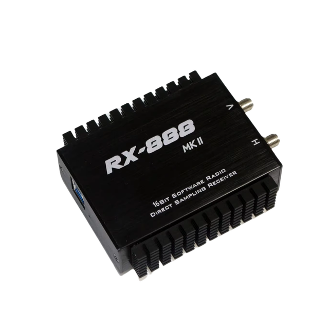 RX888 ADC SDR Receiver Radio 1KHz-1.8GHz 16bit Direct Sampling 32Mhz HF UHF VHF USB 3.0 HDSDR
