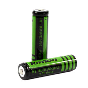 Batterie cylindrique rechargeable Li-Ion Roman 18650 2800mAh 3.7V pour lampe torche - Product Image 1