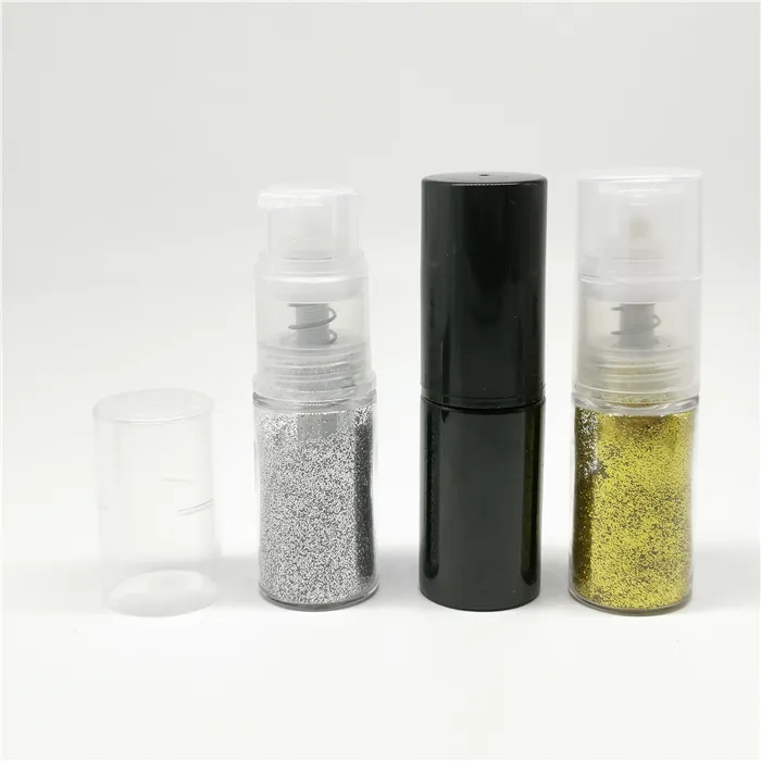 14mlフェイスペイントネイルヘアサロン空の化粧品グリッタースプレー容器スモールミストベビーボディパウダースプレーポンプ不透明ボトル