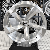 Jantes forgées en argent brossé 18 19 20 21 22 pouces, concaves profondes, jantes en alliage personnalisées pour Audi Volkswagen VW