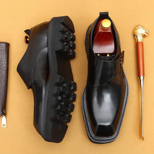 Chaussures Oxford en cuir à bout pointu pour hommes, de haute qualité, pour tenue de ville formelle, vente en gros, collection 2026 - Product Image 2