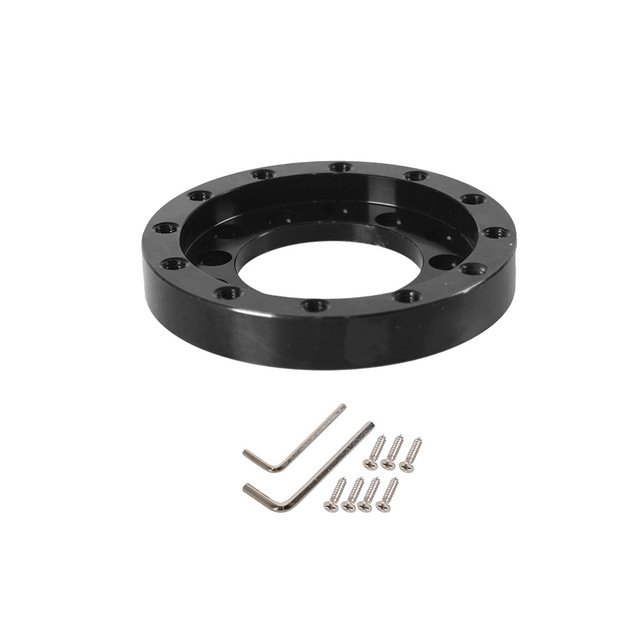 Overseas Sports-Style Aluminum Alloy 3-Spoke 35mm Grip Game Steering Wheel Adapter Racing Logitech G25/G27/G920 Pad Xiangye