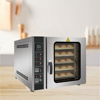 Four électrique à convection de grande capacité, haute qualité industrielle, haute efficacité, 5 plateaux, pour boulangerie, magasin d'alimentation, pâtisserie, pizza