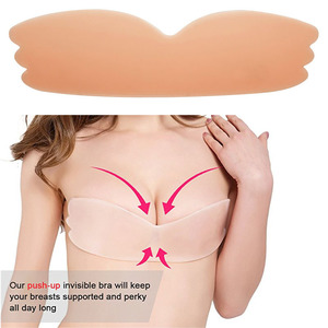 Senza spalline in Silicone Push-Up senza schienale Gel autoadesivo magico appiccicoso <span class=keywords><strong>reggiseno</strong></span> invisibile reggiseni da donna - Product Image 4