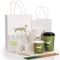 Vasos de Papel para Café Caliente Personalizados con Marca, 8oz 12oz 16oz, Vasos Desechables para Bebidas Calientes para Llevar, Vasos de Papel de Doble Pared Impresos para Cafetería