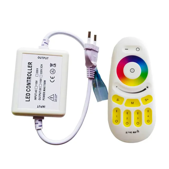 Sihirli ev 5-12-24v Led şerit Rgb Ir Rf kablosuz denetleyici için 3528/2835/5050 Rgb 24/44 tuşları Wifi App Rgb led şerit denetleyici