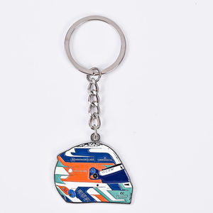 Personaliza tu Exclusivo Llavero Promocional de Aleación de Zinc con Diseño de Letra de Dibujos Animados, Ligero, de Esmalte Duro, con Transferencia Térmica - Product Image 4