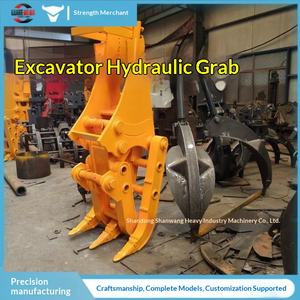 Garra de Excavadora Multifuncional Tipo Lotus, Garra Hidráulica Tipo Plumero con Rotación de 360 Grados - Product Image 1