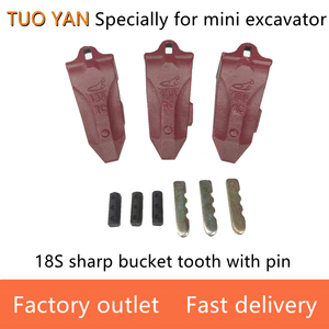 حفارة أسنان 18S عالية الجودة قطع غيار أسنان حادة متينة أسنان جبلية أسنان مسطحة - Product Image 4