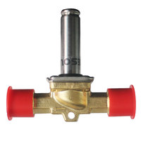 Vanne solénoïde en laiton série EVR pour la réfrigération et le CVC, aspiration de liquide, ligne de gaz chaud, action directe, bobine AC/DC
