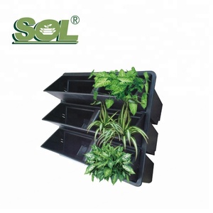 Maison & Jardin Jardinière murale verticale Décoration murale végétale Pots de fleurs décoratifs Jardinières - Product Image 1