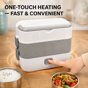 Lonchera Eléctrica Multifuncional de Acero Inoxidable, Calentador de Alimentos de 200W para Adultos, Uso Doméstico y Comercial, Portátil y Desmontable - Product Image 5