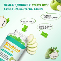 Oem Odm Private Label Non-Gmo Zuurzak Extract Graviola Supplement Gummies Snoep Voor Volwassenen Zuurzak Fruit En Bladeren