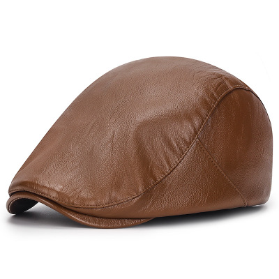 Женский винтажный кожаный берет плоская кепка Gatsby Newsboy Driving eivy Hat