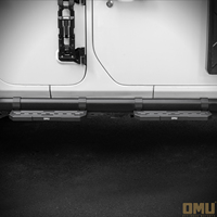 OMU Genesis Aluminium Rock Rail Step pour Jeep Wrangler JL Side Step 4x4 Offroad Accessoires