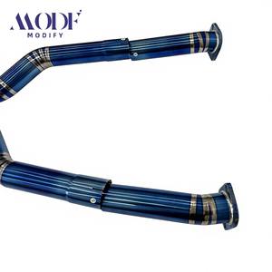 Sistema de Escape de Titanio para <span class=keywords><strong>BMW</strong></span> <span class=keywords><strong>M6</strong></span> E61V10 5.0L <span class=keywords><strong>V10</strong></span>, Escape de Carreras de Alto Rendimiento con Tubo en X y Silenciadores - Product Image 6