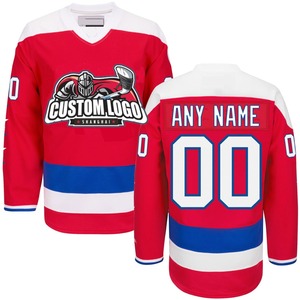 Hohe qualität OEM custom team Kanada hockey shirts jersey - Product Image 6