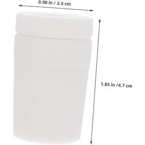 Bouchon conique en PTFE pour tubes de laboratoire, moulé par soufflage, en plastique de qualité automobile, finition brillante, forme plate, design creux pour tubes à essai - Product Image 4