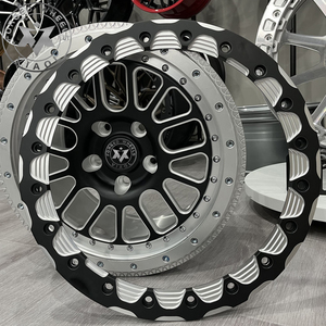 Jantes arrière à talon festonné Viaol Forged Drag Pack 15x10J 17x10J 18x10J avec système Beadlock, compatibles avec <span class=keywords><strong>BMW</strong></span> M3 M4 Supra Mustang Camaro - Product Image 4