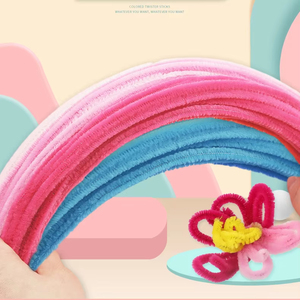 Creative Chenille Wire Pipe Craft Colorful DIY Educational <b>Toys</b> for Children's Early Teaching Handmade Long Pipe <b>Cleaners</b> - Product Image 3