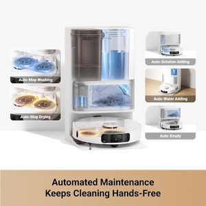 Aspiradora Robótica DREAME L10s Ultra Gen 2, Mopa, Succión Vormax, Limpieza Profunda, Cepillo de Goma Flotante, Ultrasónico para Alfombras - Product Image 3