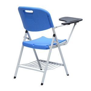 Lin Ying Training Chair With <b>Desk</b> <b>Foldable</b> Conference Chair School Use Blue Color Modern Design - Product Image 1