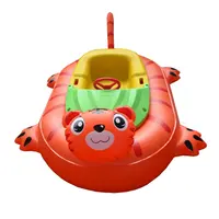 Different colors Electric kids inflatable aqua boat bumper boats for swimming pools