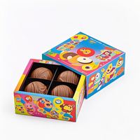 Boîte d'emballage en carton de luxe de haute qualité avec couvercle en papier pour chocolats brownie, boîtes rigides faites à la main personnalisées pour cadeaux